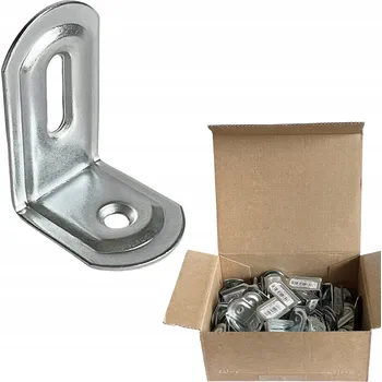 Úhloměr 10 x Nastavitelný montážní úhelník, Spojovací úhelník s oválným otvorem 40×28×22 mm