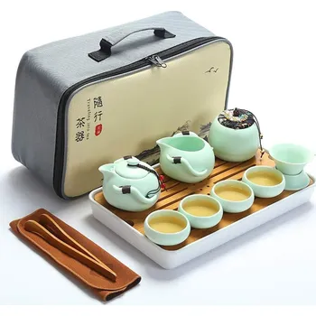 Konvice na čaj 12x SADA NA PŘÍPRAVU ČAJE JAPONSKÉ KUNG FU KONVICE, ČAJNÍK, ŠÁLKY