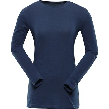 Dámské bavlněné triko NAX - ETANGA - tmavě modrá / XS