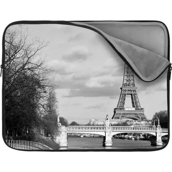 pouzdro na notebook Sablio Obal na notebook Eiffelova věž 5 - 17"