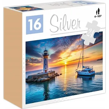Puzzle STŘÍBRNÉ Alexander Puzzle 24 dílků Maják - rehabilitace, terapie,