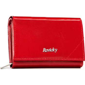 Peněženka Rovicky dámská peněženka z pravé kůže červená