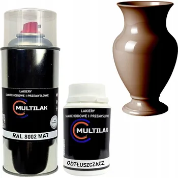 Barva ve spreji Matný lak ve spreji na vázy RAL 8002