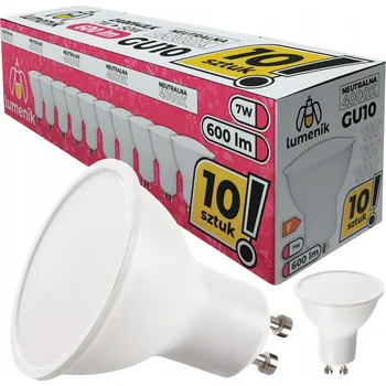 Žárovka LED žárovka GU10 7W 600lm = 50W CCD Nebliká 4000K LUMENIK PREMIUM CCD
