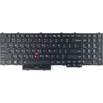 Náhradní klávesnice pro notebook Klávesnice Lenovo ThinkPad P50 P51 P70 P71 20EQ 20EN 20ES s LED podsvícením