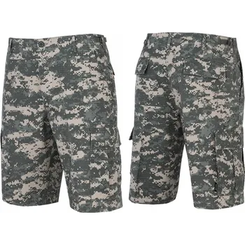 Pánské kraťasy Krátké kraťasy pánské šortky kapsáče maskáčový Mil-Tec bermudy AT-Digital L