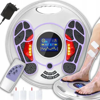 Masážní přístroj Elektrostimulátor Meidc EMS TENS pro chodidla a nohy, bílý, 25 režimů, 99 úrovní