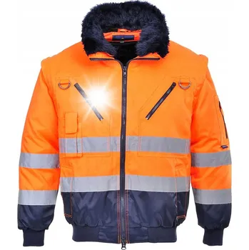 Pracovní obuv VÝSTRAŽNÁ ZATEPLENÁ BUNDA 3 V 1 PJ50XXL PORTWEST