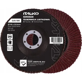 Brusný kotouč BRUSNÝ KOTOUČ LAMELOVÝ KOTOUČ LAMELKA 125 P100