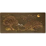 Li-Go "Tři duby" světelný obraz s baterií 110x50cm, dub světlý