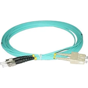 Počítač XtendLan FOP-STSC-D-2-50-OM3 FO patch ST-SC, 50/125 duplex, OM3, LS0H, 2m