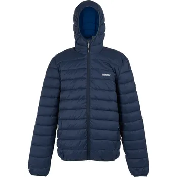 REGATTA Pánská zateplená bunda s kapucí MODRÁ