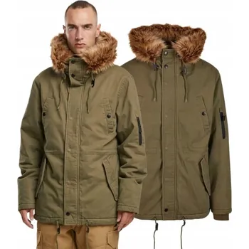 Pánský kabát Zimní bunda BRANDIT Fishtail Parka - Olivová 3XL