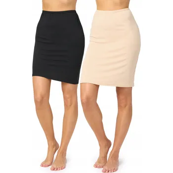 Podprsenka Merry Style spodnička pod šaty ke kolenům černá velikost XS