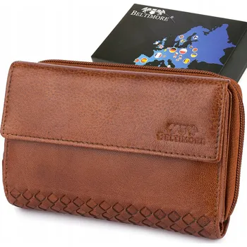 Peněženka Beltimore hnědá kožená peněženka - dámská