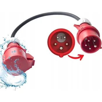 Elektrická zásuvka Napájecí adaptér 32A na 16A pro nabíječku 11 kW IP44