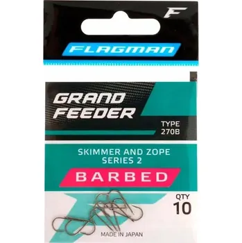 Rybářský háček Háček Flagman zemní splávkový velikost 10 10 ks