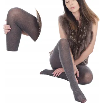 Dámské punčochy Vzorované Punčocháče Orirose RBW4/004 160 DEN šedé RBW4/004 velikost 1/2