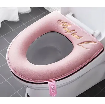 WC sedátko UNIVERZÁLNÍ OTEPLOVACÍ PODLOŽKA NA WC SEDÁTKO RŮŽOVÁ