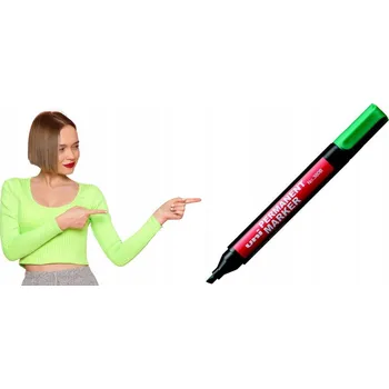 Permanentní popisovač zelený UNI 1 ks