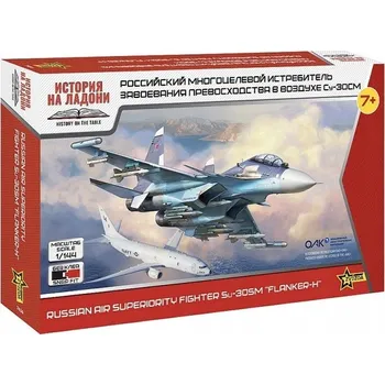 Plastikový model Zvezda 7436 1/144 Ruská stíhačka pro vzdušnou nadvládu Su-30SM "Flanker-H"