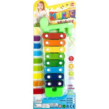 Hračka pro nejmenší Barevné xylofony dětský hudební nástroj pro děti