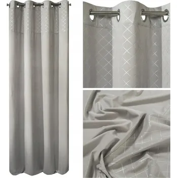 Obraz Závěs polozatemňovací s kroužky 140 cm x 250 cm