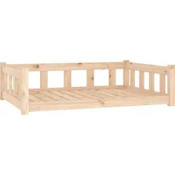 Pelíšek pro psa Dřevěný pelíšek pro psa 105,5 x 75,5 x 28 cm, přírodní borovice