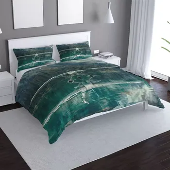 Povlečení Sablio Povlečení Hydroplán na horském jezeře - 140x200 / 90x70