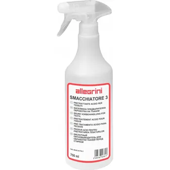 Odstraňovač skvrn ALLEGRINI Smacchiatore 3 750ml Odstraňovač skvrn na tkaniny – rez, cement, hliník