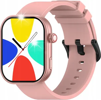 Chytré hodinky Chytré Hodinky Zeblaze Btalk Plus Růžové - 15 5 dnů výdrž baterie, funkce pro zdraví a sportovní režimy