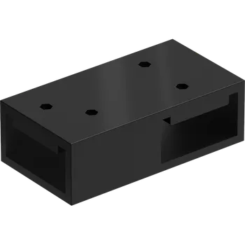 Mexen T spoj pro Kioto WALK-IN sprchové stěny 8mm, černá, 800-09-70