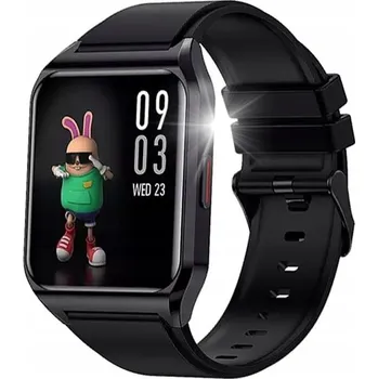 Hodinky CHYTRÉ HODINKY V POLŠTINĚ TLAK PULS RUBICON TEPLOMĚR ČERNÝ