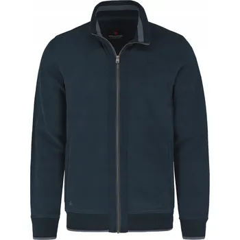 Pánská mikina PÁNSKÁ ROZEPÍNACÍ MIKINA SE STOJAKEM MODRÁ VOLCANO B-LED XL