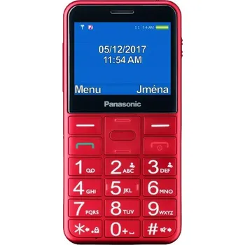 Mobilní telefon Mobilní telefon Panasonic KX-TU155 64 MB 2G červený