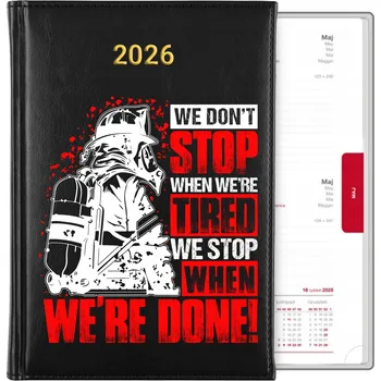 Kalendář Knižní kalendář 2026 A5 FunnyCase černý