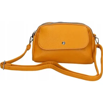 Kabelka Dámská kabelka kabelka přes rameno elegantní hořčicová