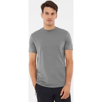 Pánské tričko Tričko Pánské tričko VIKING Salen Man Merino světle šedé velikost XL