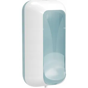 Dávkovač mýdla Ruční nástěnný dávkovač mýdla Marplast 550 ml, bezbarvý/bílý