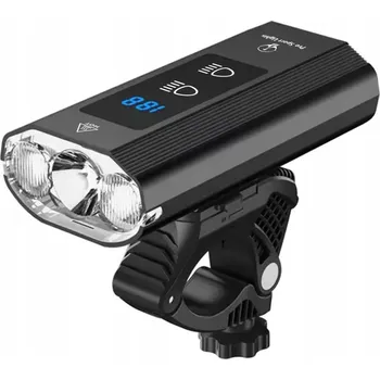 Cyklosvítilna Sada cyklistických světel 900 lm přední + zadní USB 5400 mAh SOS držák 360°