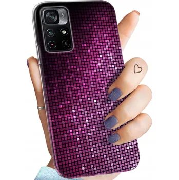 Pouzdro na mobilní telefon Zadní Kryt Hello Case pro Xiaomi Poco M4 Pro 5G, Redmi Note 11, Redmi Note 11S, Redmi Note 11T 5G, růžový