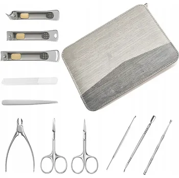 11dílná sada na nehty manikúra pedikúra příslušenství kleštičky pinzeta Modelování