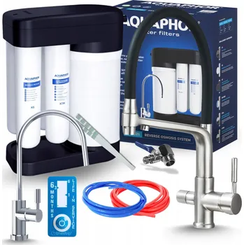 Filtrace vody FILTR NA ÚPRAVU VODY REVERZNÍ OSMÓZA S TROJCESTNOU KUCHYŇSKOU BATERIÍ