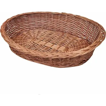 Pelíšek pro psa Proutěný koš pro psa - 90x65 cm, přírodní