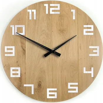 Hodiny Nástěnné hodiny Volan stříbrné 50 cm