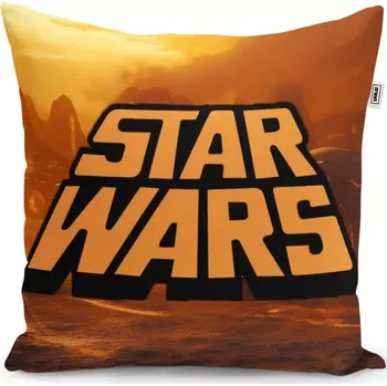 Polštář Sablio Polštář Star Wars Lávová planeta - 40x40 cm