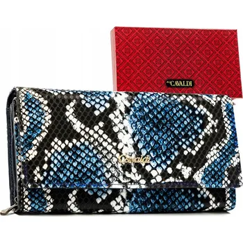 Cavaldi dámská peněženka z pravé kůže, modrá