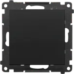 Kryt zaslepovací s kovovým třmenem, Simon 55 TPS.01/149, černá metalizovaná