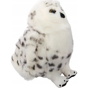 plyšák Plyšová Sova Bílá Zoo Plyšová Hračka Sněžná 27 cm