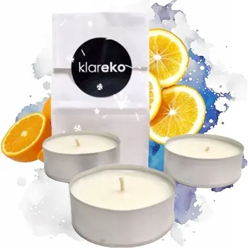 Svíčka Sójová svíčka tealight Citrusová Klareko